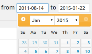 Post Pay Counter - Pay authors on WordPress - Date picker