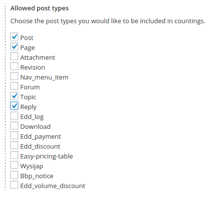 BBPress Topics and Replies counting types