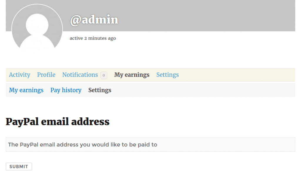 BuddyPress - Settings