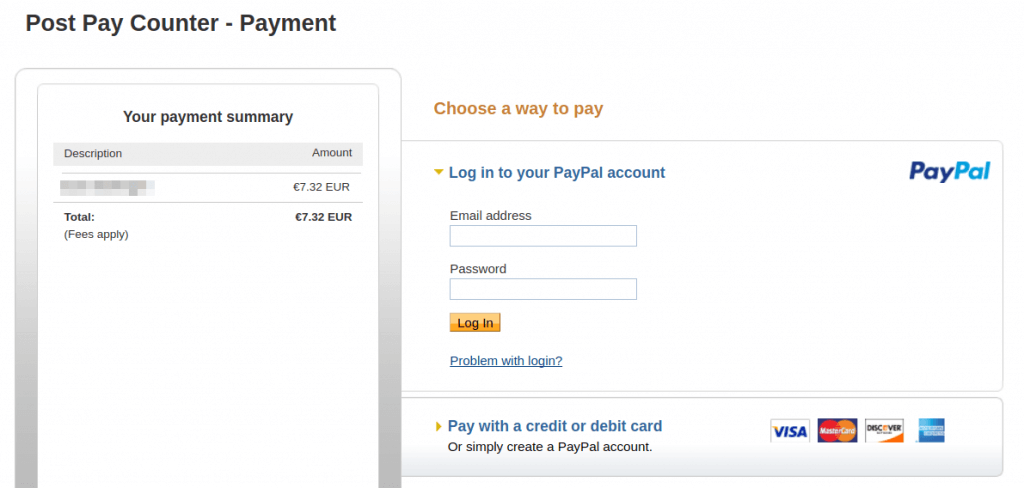 Mark as paid - PayPal payment